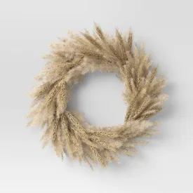 Fall Wheat Wreath - Threshold
