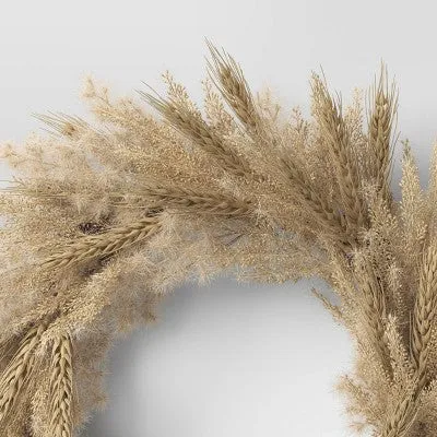 Fall Wheat Wreath - Threshold
