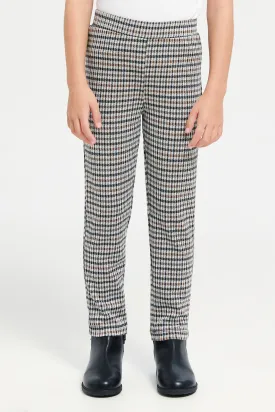 Girls Assorted Checkered Leggings