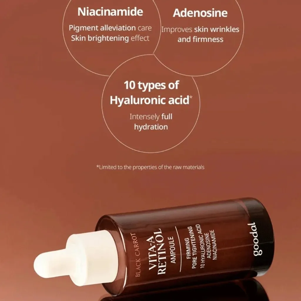 GOODAL Black Carrot Vita A Retinol Firming Ampoule 30ml