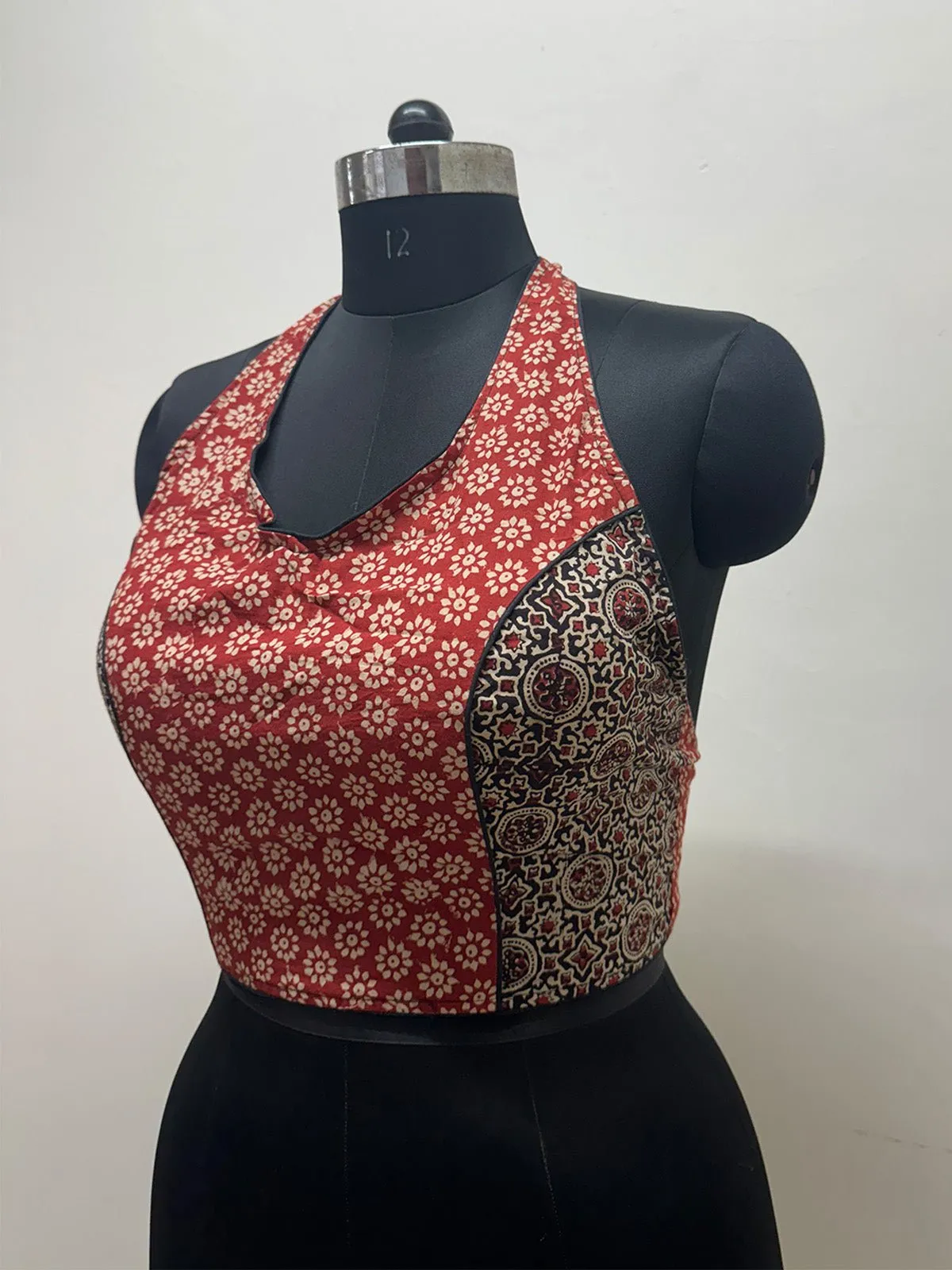 Halter neck Tie up Blouse