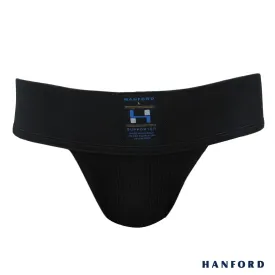 Hanford Athletic Men Supporter 3inches Plain Garter - Black (Single Pack)