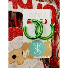 Holiday Enamel Hoops