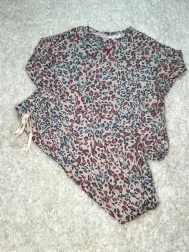 honeyme Colorful Animal Print Lounge Wear Bottoms