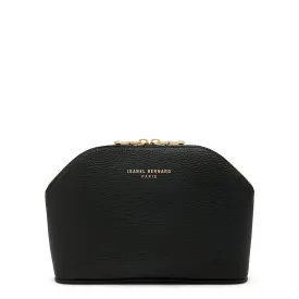 Honoré Brunelle black calfskin leather toiletry bag