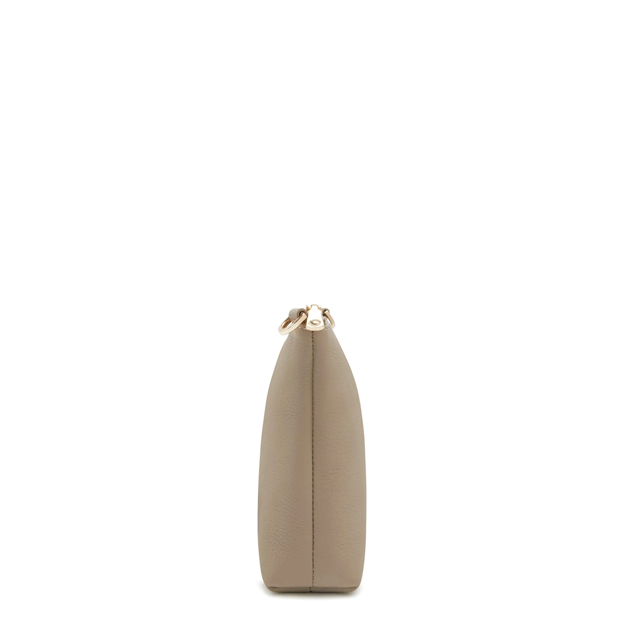 Honoré Misra taupe calfskin leather shoulder bag