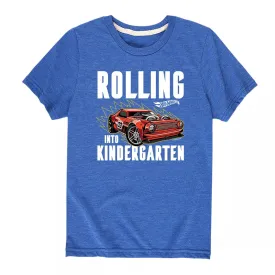 Hot Wheels Boys 8-20 Rolls Hot Wheels Kindergarten T-Shirt, Blue