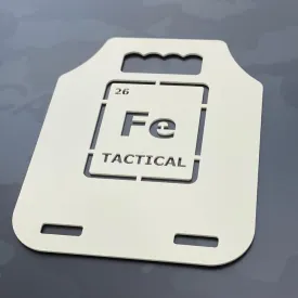 Iron Tactical Tan Steel Weighted Plates 2x 3.4lb (Not for ballistic usage)
