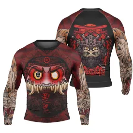Japanese Daruma Long Sleeve Rash Guard