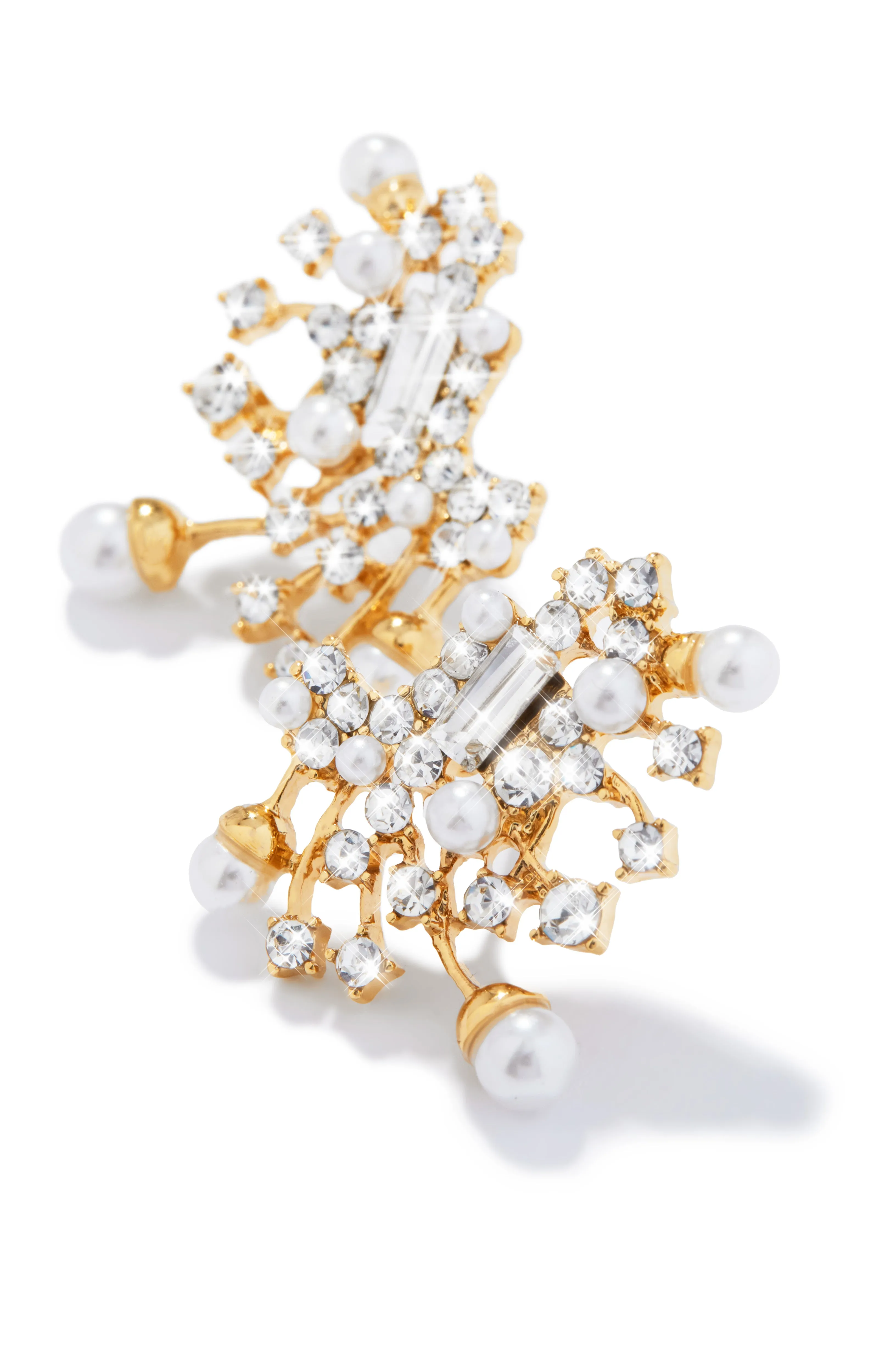 Karena Embellished Earring - Gold