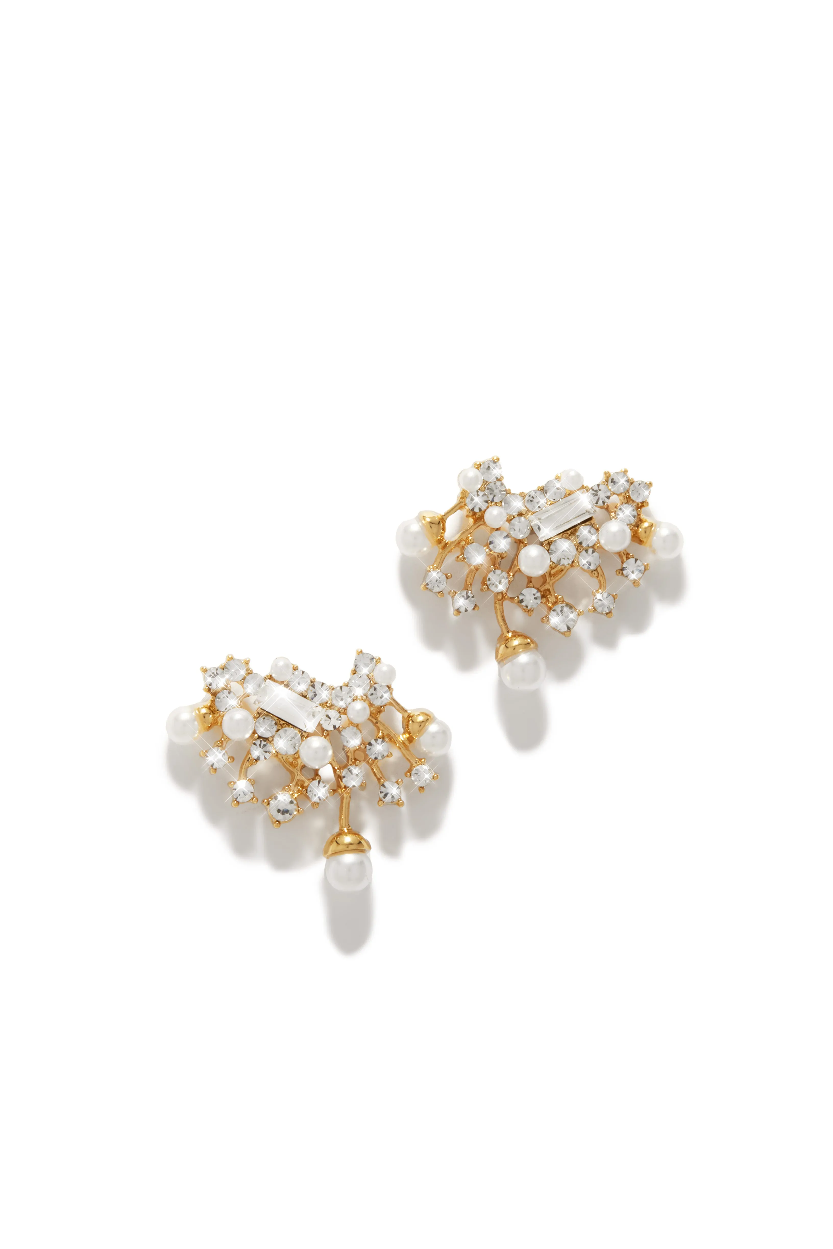 Karena Embellished Earring - Gold