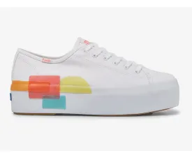 Keds Womens Triple Up Blocked Rubber Sneaker