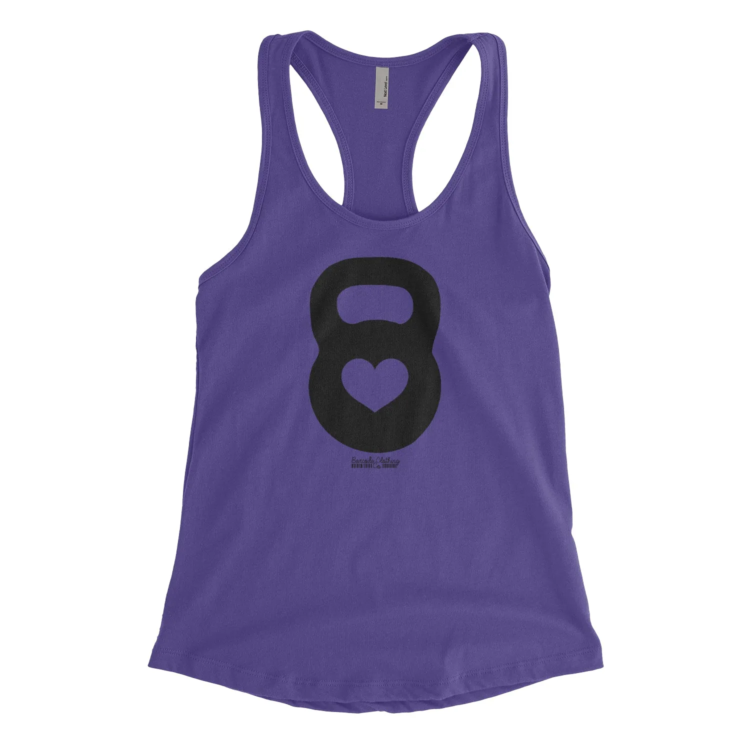 Kettlebell Heart Blacked Out