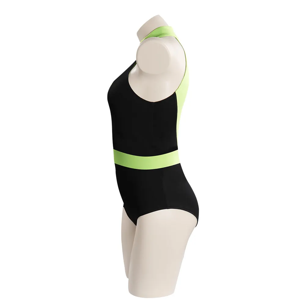Kim Possible Shego Cosplay Costume Adult Swimwear Outfits Halloween Carnival Suit