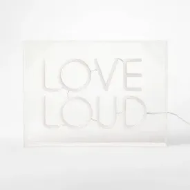 Love Loud Novelty Light - Pride