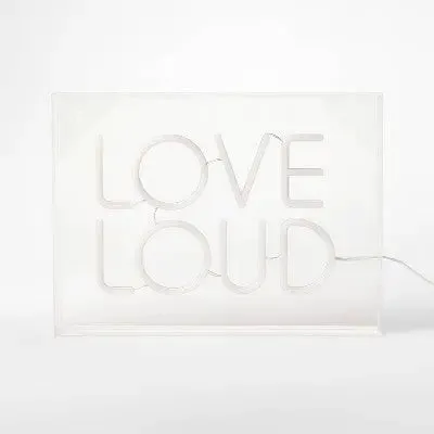 Love Loud Novelty Light - Pride