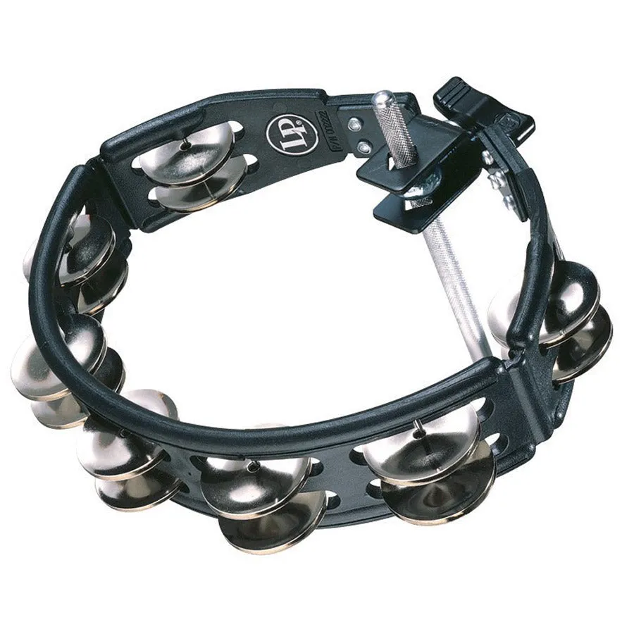 LP Cyclops Tambourine Steel Jingles Black Mountable LP160