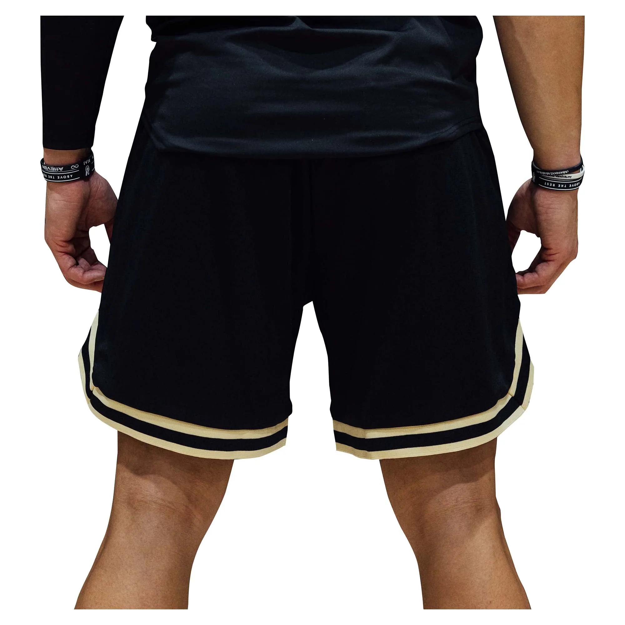 Men's Black/Gold Vibe Shorts