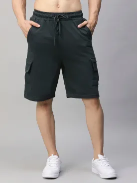Mens Cargo Shorts - Dark Grey