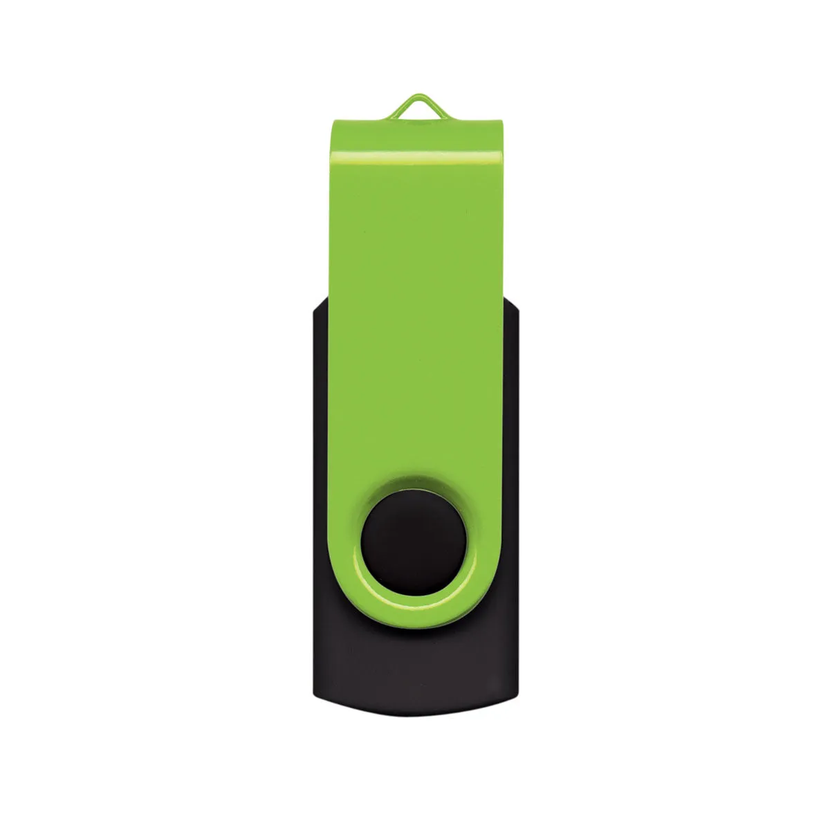 Merchology Bright Green/Black Helix 16GB Flash Drive