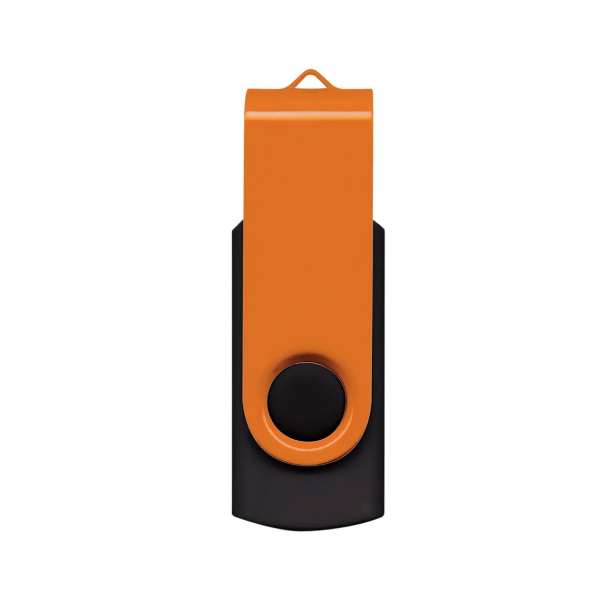 Merchology Orange/Black Helix 16GB Flash Drive