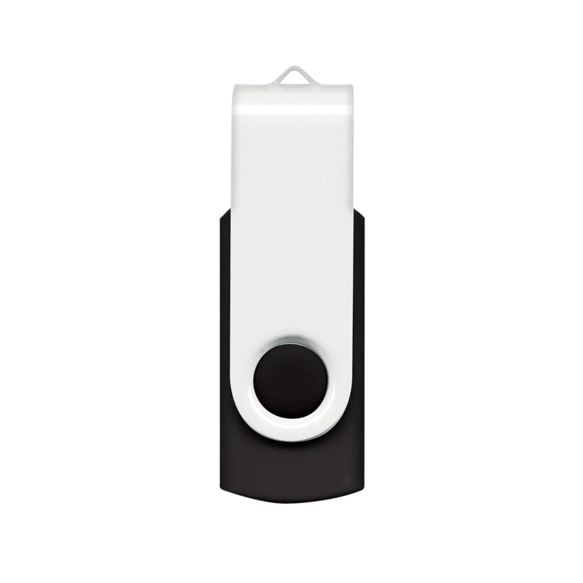 Merchology White/Black Helix 16GB Flash Drive