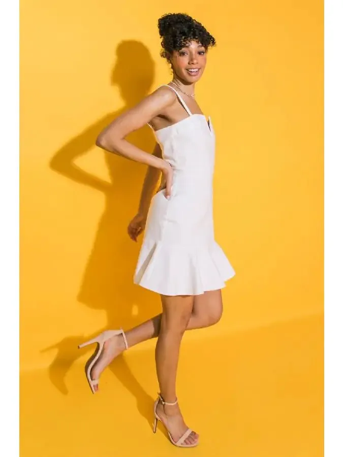 Mini Dress - White