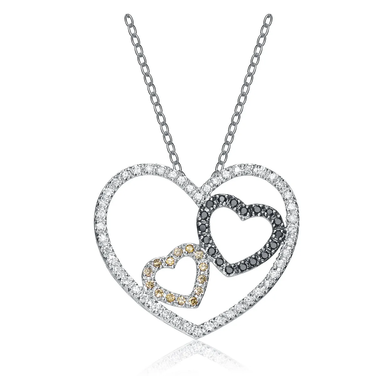 Monique Triple Heart Necklace