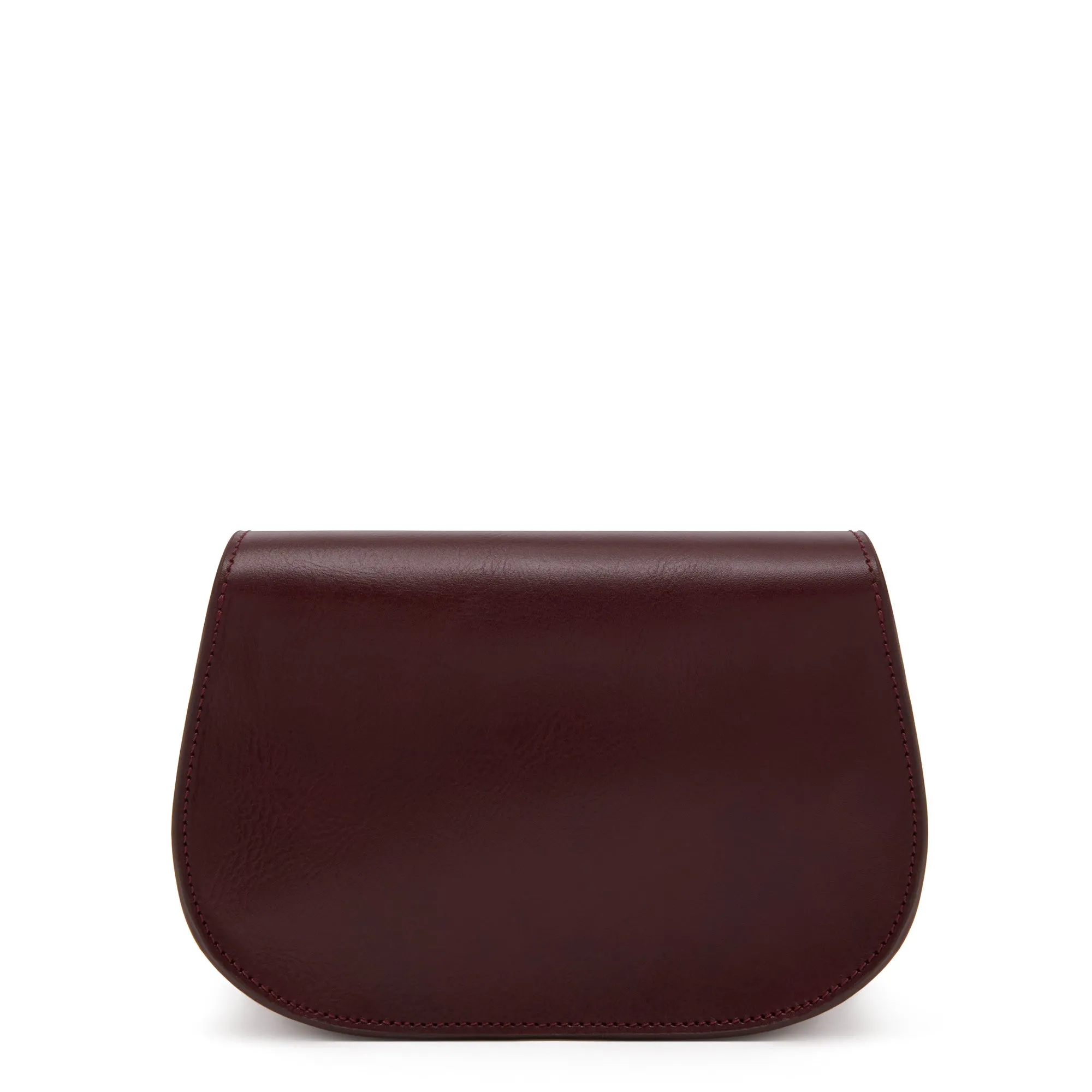 Montmartre Manon bordeaux red vegetable tanned leather crossbody bag
