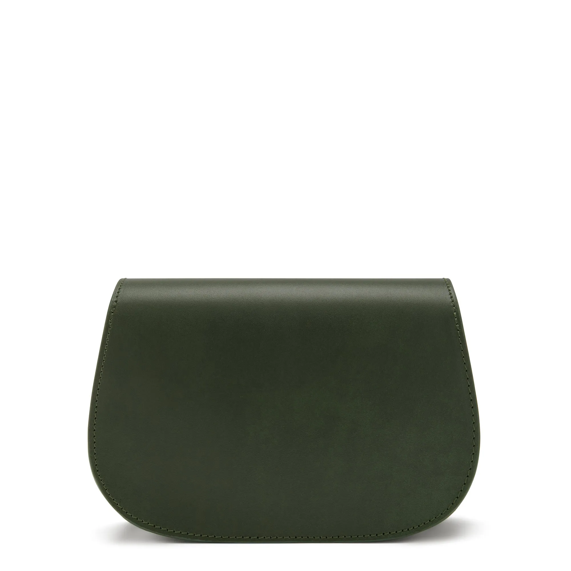 Montmartre Manon green vegetable tanned leather crossbody bag
