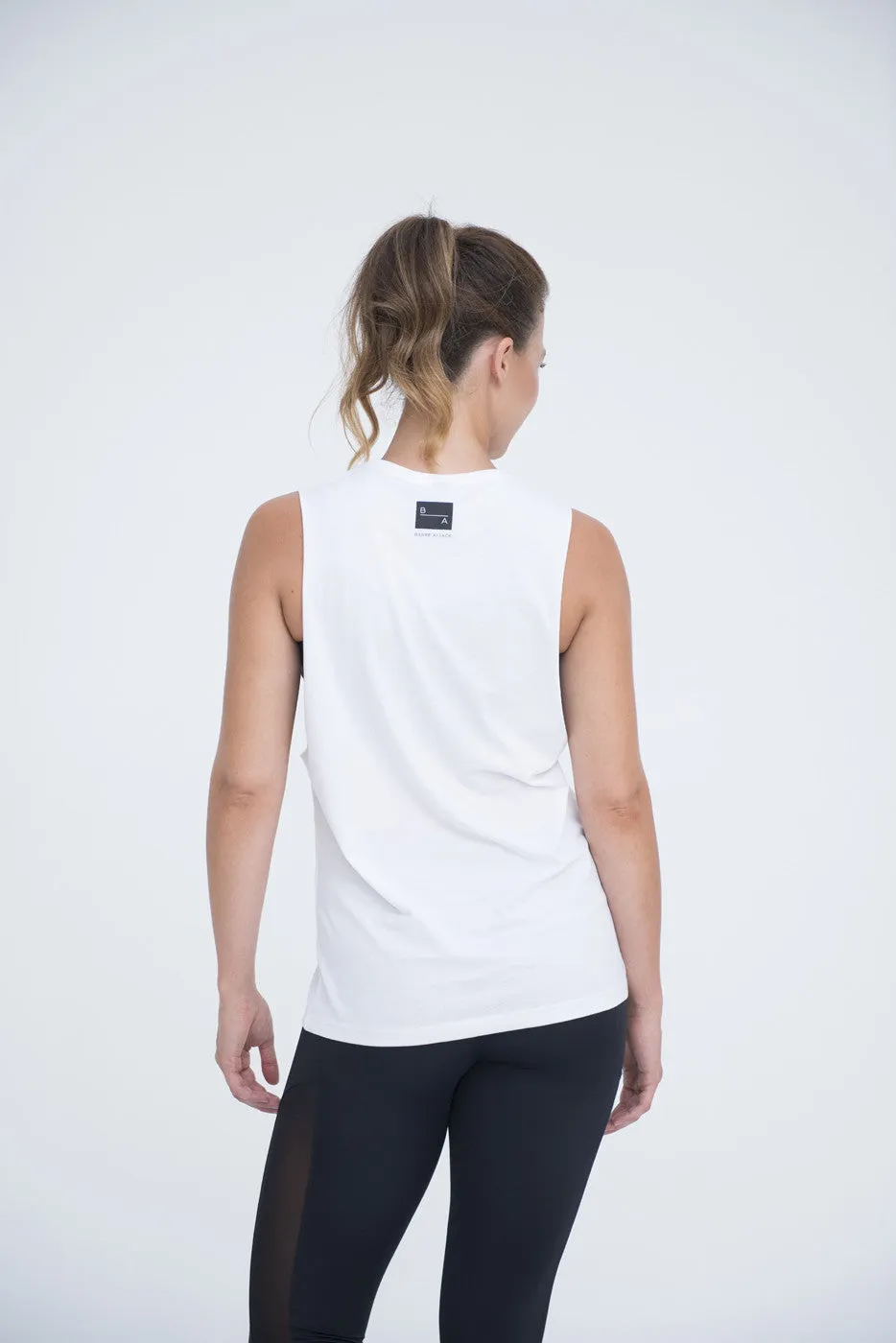 Muscle Tank White