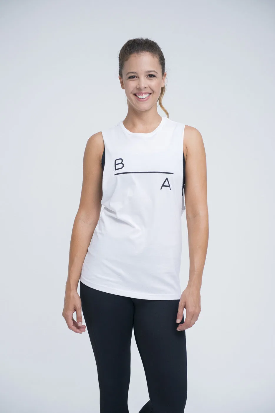 Muscle Tank White