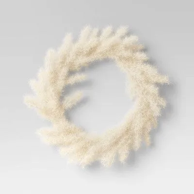 New - Pampas Grass Wreath - Threshold