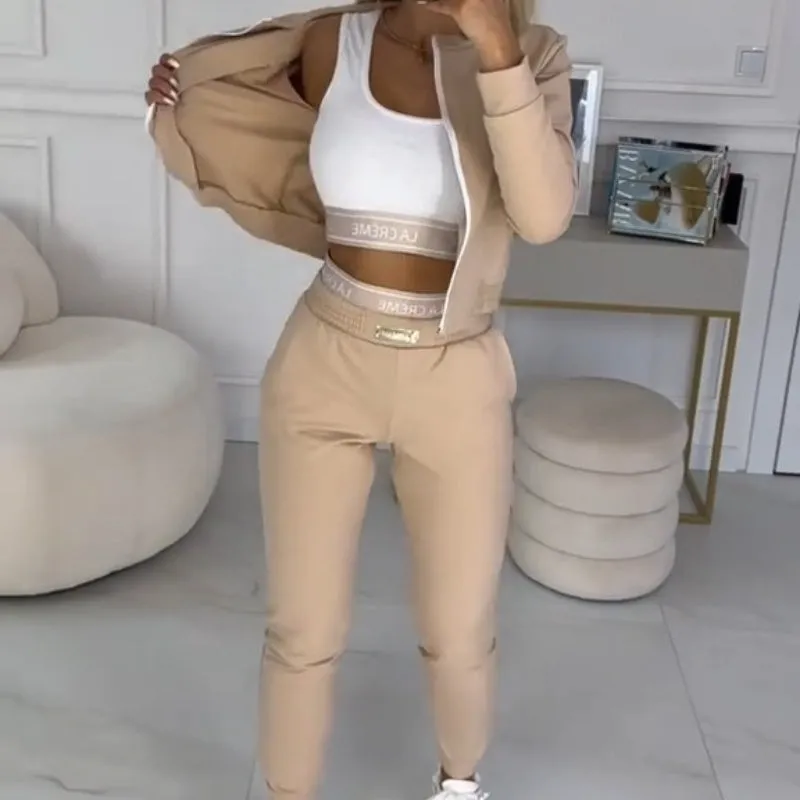 New Years Hot Sales - 70% OFFWomen's 3-Piece Zip-Up Tracksuits