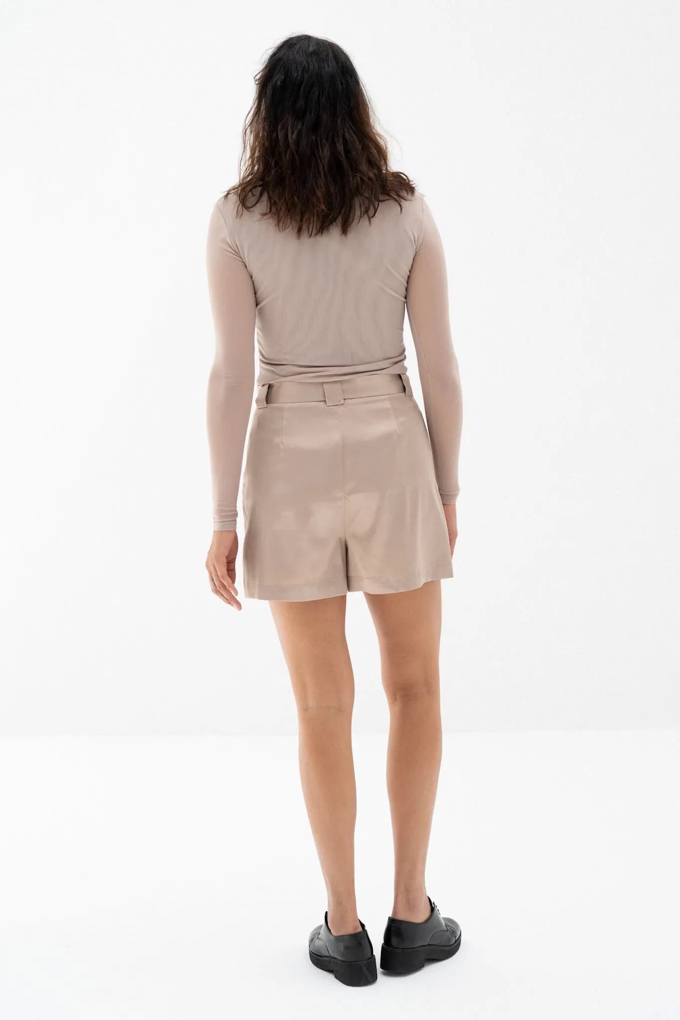 Nude Shorts (Satin)
