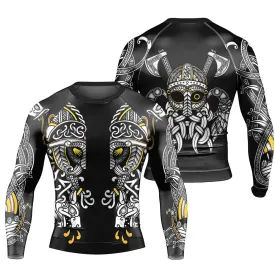 Odin' Eyes Men's Long Sleeve Rash Guard