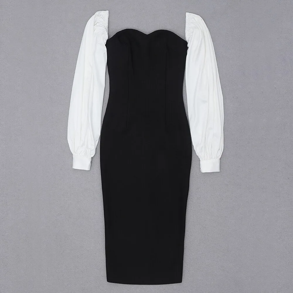 Off Shoulder Sweetheart Elegant Dress