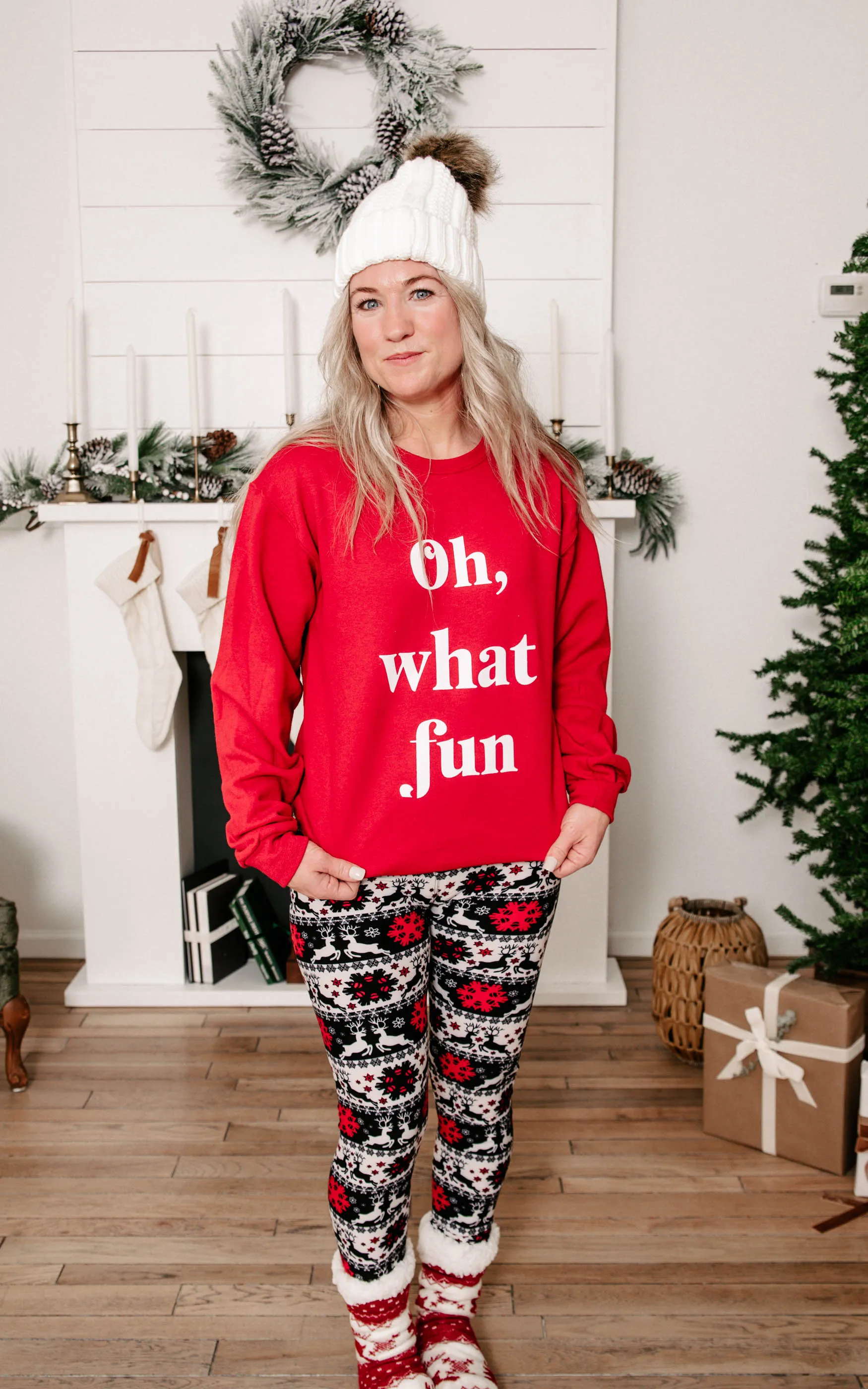 Oh What Fun Crewneck Sweatshirt**