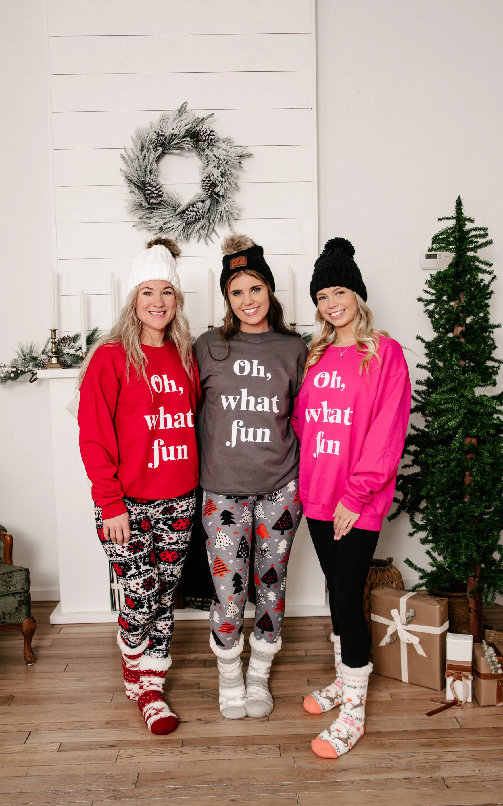 Oh What Fun Crewneck Sweatshirt**