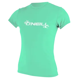 O'Neill Women's Basic Skins Short Sleeve Rash Vest
