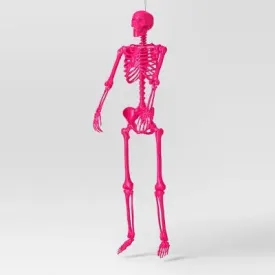 Open Box - 5' Skeleton Halloween Decorative Prop Pink - Hyde & EEK! Boutique