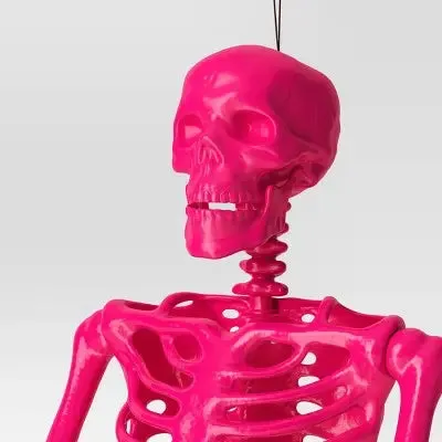 Open Box - 5' Skeleton Halloween Decorative Prop Pink - Hyde & EEK! Boutique