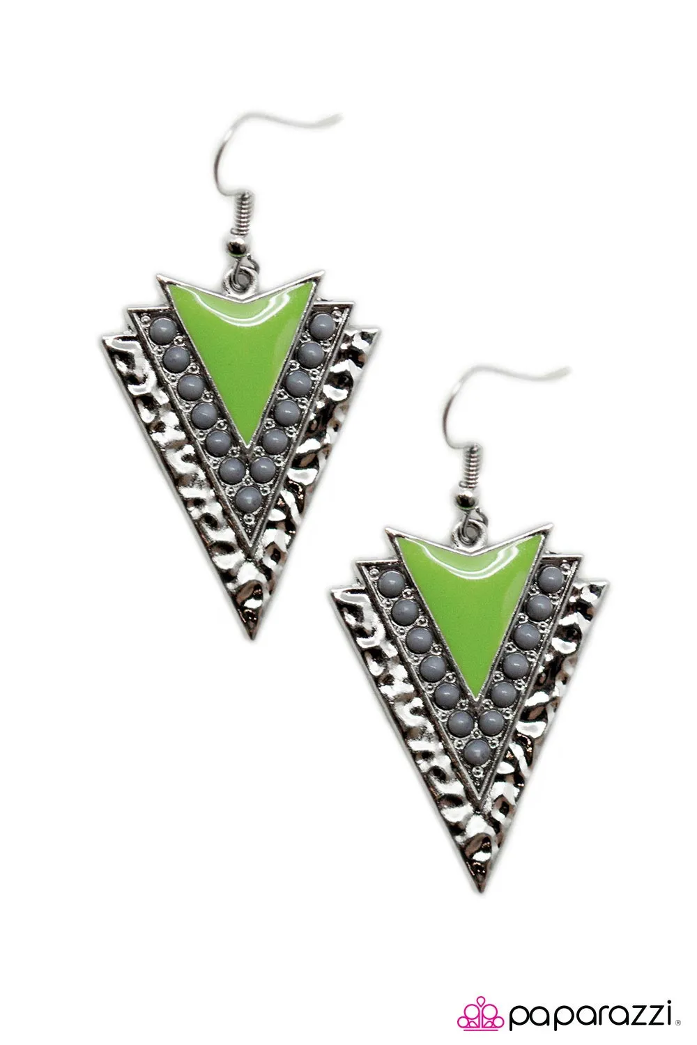 Open Door Jewelry - Breakout Artist - Green Earrings - Paparazzi Accessories
