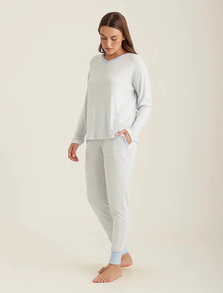 Papinelle - Feather Soft V Neck Top & Jogger Set