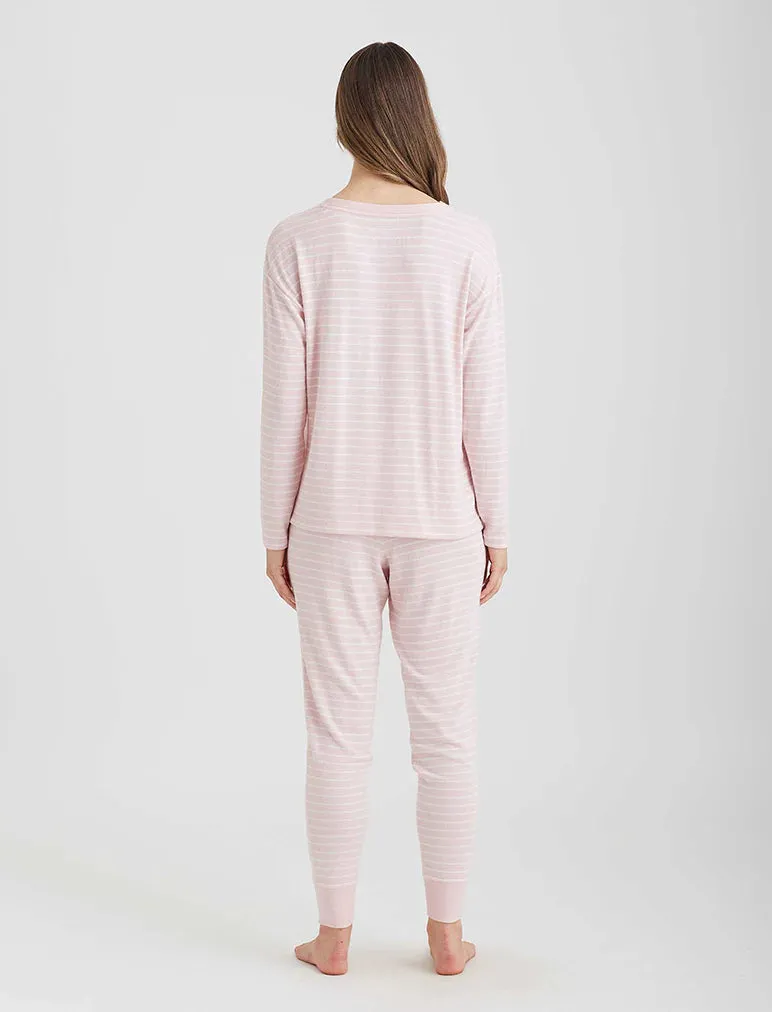 Papinelle - Feather Soft V Neck Top & Jogger Set