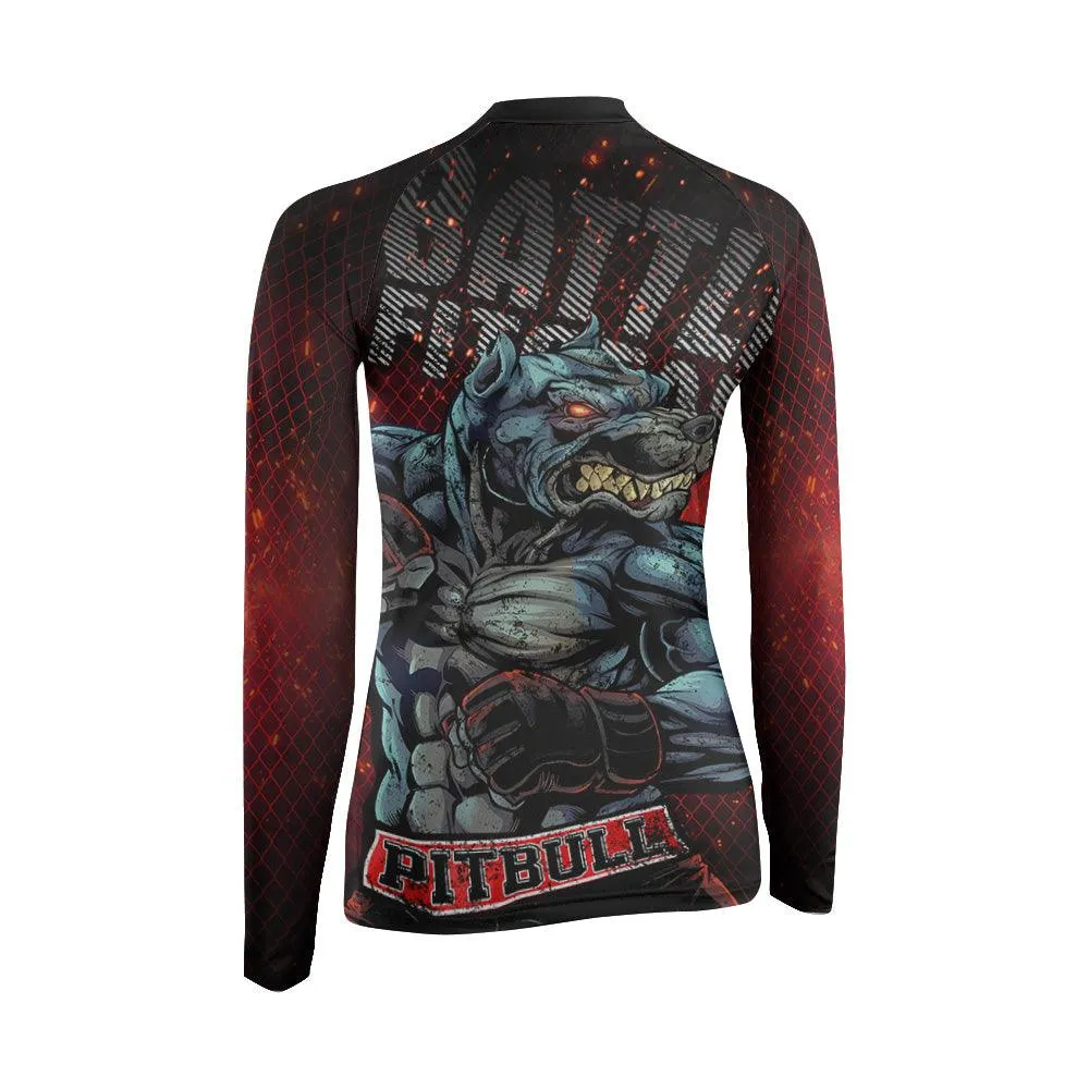 Pitbull Women's Long Sleeve Rash Guard