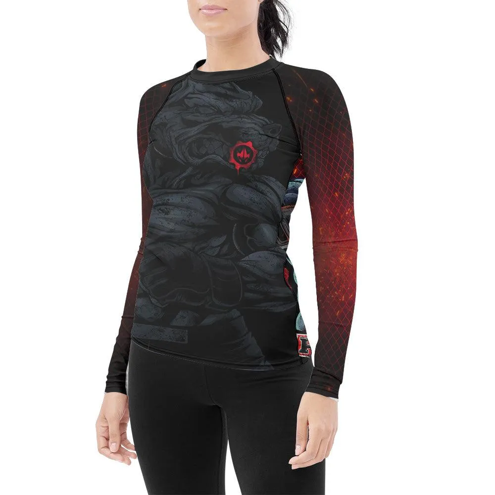 Pitbull Women's Long Sleeve Rash Guard