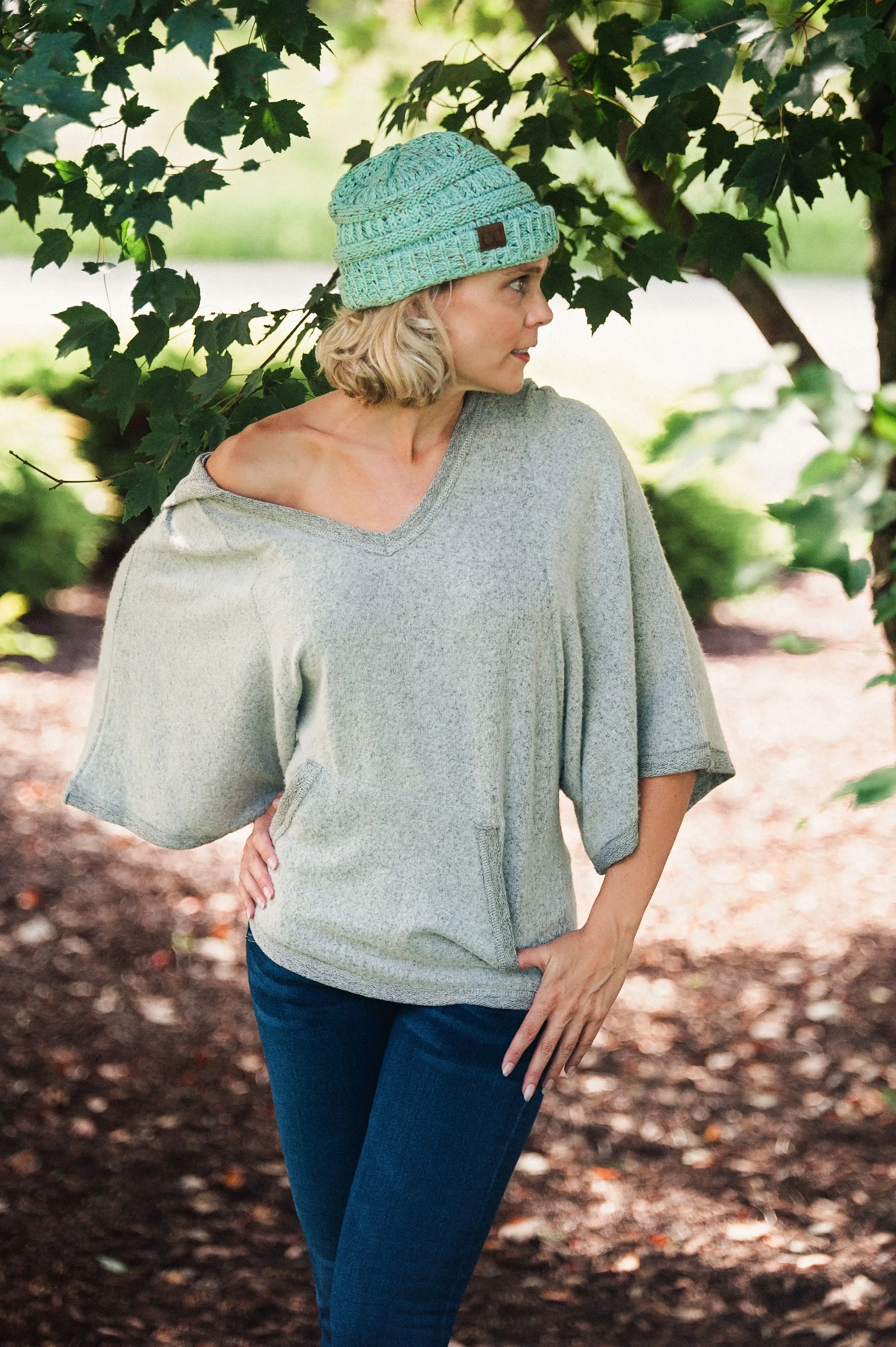 Playful Heart Brushed Hoodie