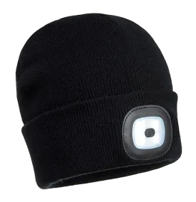 Portwest Beanie LED Head Light USB Rechargeable (B029)