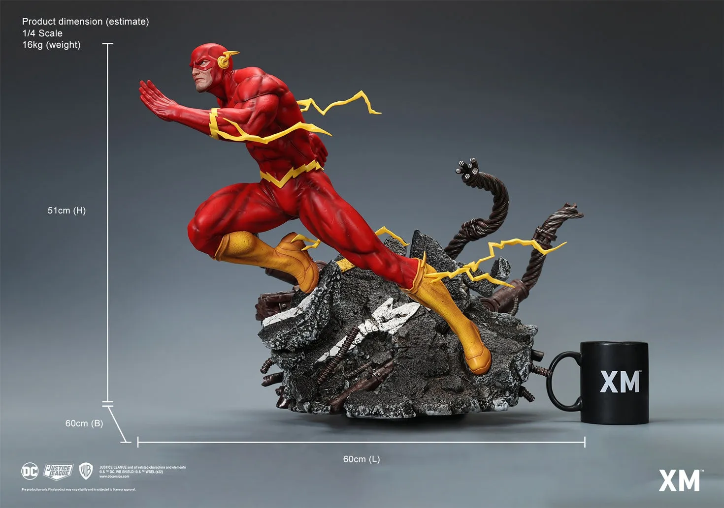 [Pre-Order] XM Studios - DC Comics - The Flash - Classic 1/4 Premium Collectible Statue